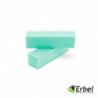 Blok Polerski Italian Nails z Brokatem 180/180 - Zielony